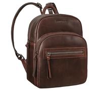 STILORD 'Alba' Mochila de Cuero Pequeña Mujer Vintage Daypack Bolso Mochila | Mini Mochila Piel Auténtica para Compras, Viajes, Trabajo & Universidad, Color:bourbon - marrón