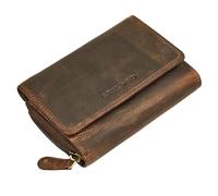 STILORD 'Beverly' Vintage Cartera Mujer Piel Mediana Monedero Cuero Elegante con Bloqueo RFID & NFC Billetera Tamaño Mediano para Mujeres | 13 Ranuras para Tarjetas, Color:Kreta - marrón