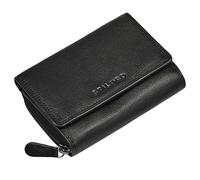 STILORD 'Beverly' Vintage Cartera Mujer Piel Mediana Monedero Cuero Elegante con Bloqueo RFID & NFC Billetera Tamaño Mediano para Mujeres | 13 Ranuras para Tarjetas, Color:Negro