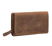 STILORD 'Bloom' Vintage Cartera Piel Monedero Mujer Pequeño con Tarjetero Billetera Bloqueo RFID Mini Billetero Piel Genuino Portamonedas Cuero con Cremallera y 9 Ranuras, Color:marrón - Medio
