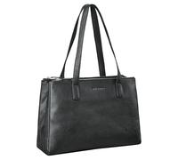 STILORD 'Blossom' Bolso Shopper Piel Mujer Vintage Bolso de Mano Bolso Bandolera Elegante Tote Bag Bolso de Hombro clásico para de Cuero Genuino, Color:negro