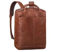 STILORD Bobbie Mochila de Cuero Hombre Mujer 2 en 1 | Mochila Portátil 16 Pulgadas | Mochilas Ejecutiva Vintage Piel Auténtica con Asas de Mano y Espalda Acolchada Color:maraska - marrón