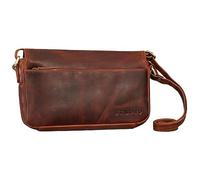 STILORD Bolso Pequeño de Cuero Genuino para Mujer - Hombro de la Vendimia - Color Porto-marrón