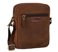STILORD Brian Bolso Pequeño de Cuero Auténtico Bandolera Hombre Vintage Mensajero Caballero para Ocio Salir Trabajo Piel Auténtica Color:Milano - marrón