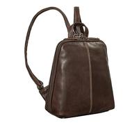 STILORD Calla Mochila de Cuero Señoras Pequeña Bolsa Elegante Mujeres Piel Genuina City Daypack Vintage Moderna Bolsa de Cuero Mini Mochilas Damas Color:Torres - marrón