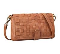 STILORD 'Carmen' Bolsa de Cuero Trenzado Mujer Tamaño Mediano Bolso Trenzado Bolso de Hombro Piel Bolso de Mano Bolso Bandolera Cuero Auténtico Crossbody Bag Shoulder Bag, Color:rustico - marrón