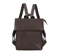 STILORD Charlie Vintage Mochila de Cuero Marrón para Hombres Mujeres Grande Salveque Universidad Trabajo Escuela Portátil 13,3 Pulgadas de Piel Color:marrón Oscuro - Opaco