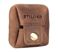 STILORD Claron Mini Cartera Cuero Monedero Vintage Billetera Pequeña para Hombre Mujer Slim Wallet para Cambio de Monedas de Piel Autentica Color:marrón - Medio
