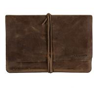 STILORD 'Collin' Funda Protectora de Piel Estilo Vintage para Tablet o portátil de 9.7-10' Portafolio o Bolsa portadocumentos de auténtico Cuero, Color:marrón - Medio