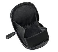 STILORD Dinero Monedero Hombre Pequeño Cuero Auténtico con Compartimento para Monedas y Billetes Carteras para Hombre Piel Compacta Billetera con Cremallera Color:Negro