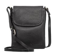 STILORD Ellis Bolsa de Teléfono Móvil de Cuero Bolso Bandolera Crossbody Pequeño Monedero de Cartera Cruzada Estilo Vintage de Piel Auténtica Color:Negro