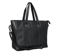 STILORD Emmeline Bolsa Shopper Grande Mujer Bolso Business Elegante Bolso Bandolera Bolso de Mano para Portátil de 13,3 Pulgadas de Piel Auténtica Color:marrón - Medio