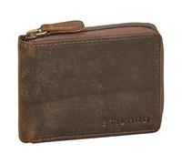 STILORD "Ernie Monedero Piel Hombre Pequeño - Cartera Mujer Piel Auténtica Delgada Billetera de Cuero con Bloqueo RFID y NFC Antirrobo - Carteras para Hombre y Mujer Color:Kreta - marrón