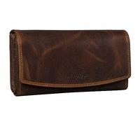 STILORD “Felicia” Billetera de Cuero para Mujeres con protección RFID y NFC Vintage Monedero de Mujer Grande con Cremallera en Caja de Regalo Color:luino - marrón