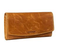 STILORD “Felicia” Billetera de Cuero para Mujeres con protección RFID y NFC Vintage Monedero de Mujer Grande con Cremallera en Caja de Regalo Color:Perugia - marrón