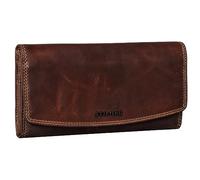 STILORD “Felicia” Billetera de Cuero para Mujeres con protección RFID y NFC Vintage Monedero de Mujer Grande con Cremallera en Caja de Regalo Color:Salerno - marrón