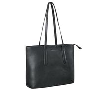 STILORD 'Harmony' Bolso Shopper Mujer Cuero Bolso de Mano Grande Hombro Vintage Bolso Portátil 13.3 Pulgadas para Trabajo Universidad, Color:Negro