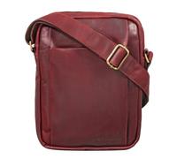 STILORD 'Harry' Bolso de Hombro para Hombre Piel Crossbody Bag Vintage Bolsa Bandolera Pour Tableta 10,1 Pulgadas de Cuero Autentico, Color:rosso