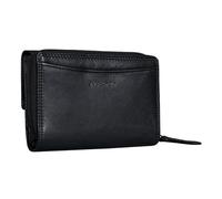 STILORD 'Jade' Cartera Mujer Piel Grande RFID Monedero Mujer Cuero Vintage Portemonnaie con Cremallera Billetera Tarjetero, Color:Negro