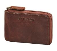 STILORD 'Keyon' Elegante Bolso de Cuero para Llaves - Mini Bolsillo para Monedas para Mujer y Hombre Porta Llaves de Bolsillo - Billetera pequeña para Dinero en Llaves, Color:Kara - Cognac