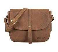 STILORD 'Kira' Bolso mujer piel vintage Bolso hombro mujer pequeño verano invierno para salir noche fiesta diario Bolso mano de auténtico cuero, Color:tan marrón - oscuro