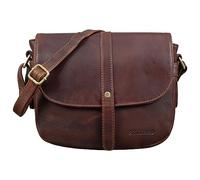 STILORD 'Kira' Bolso mujer piel vintage Bolso hombro mujer pequeño verano invierno para salir noche fiesta diario Bolso mano de auténtico cuero, Color:florida - marrón