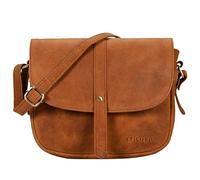 STILORD 'Kira' Bolso mujer piel vintage Bolso hombro mujer pequeño verano invierno para salir noche fiesta diario Bolso mano de auténtico cuero, Color:marrón - arena