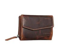 STILORD 'Lark' Monedero Tarjetero Mujer Billetera Grande Señoras Portamondas Monedero Grande Cartera Tarjetero Cuero Genuino, Color:Salerno - marrón