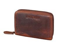 STILORD 'Luxor' Premium Cartera de Cuero para Hombre y Mujer Pequeño - Cartera de Cuero para Hombres y Mujeres con Protección RFID - Billetero con Monedero, Color:Kara - Cognac
