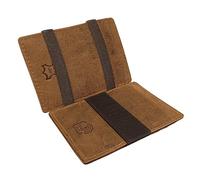 STILORD 'Mago' Billetera con Monedero de Piel auténtica Hombre Estuche para Tarjetas de Crédito Protección RFID pequeña Billetera de Aspecto Vintage, Color:Bergamo - marrón
