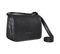 STILORD 'Malou' Elegante Bolso de Mano Cuero Pequeño Bolsito Bandolera Vintage Mini Crossbody Bag para Salir Noche Festa de Auténtico Cuero, Color:negro