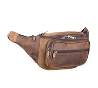 STILORD Maverick Bolso Riñonera Bandolera de Piel Estilo Retro para Viaje de Hombres y Mujeres - Bolsa de Cadera o Cinturón de Auténtico Cuero Color:Colorado - marrón