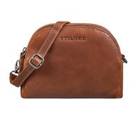 STILORD Mikasa Pequeño Bolso Bandolera Mujeres Piel Bolso de Mano Cuero Vintage Bolsa Mujer para Hombro Elegante Bolso Mujer Piel auténtica Color:sila - marrón