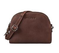 STILORD Mikasa Pequeño Bolso Bandolera Mujeres Piel Bolso de Mano Cuero Vintage Bolsa Mujer para Hombro Elegante Bolso Mujer Piel auténtica Color:Torres - marrón