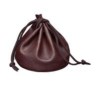 STILORD 'Mikkel' Bolsa de Piel Vintage Estuche Monedero Billetera Media de Cuero Funda para Cambio de Monedas Cartera, Color:Cognac marrón Oscuro