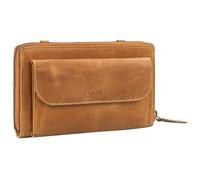 STILORD Monica Cartera de Cuero con Compartimento para teléfono móvil Bolso de Mujer para teléfono móvil Bolso de Hombro Cartera Crossbody para Mujer Color:Perugia - marrón