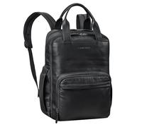 STILORD "Niall Mochila de Piel Auténtica para Portátil 15 Pulgadas - Elegante Mochila de Negocios para Hombres y Mujeres - para el Trabajo, la Universidad y los Viajes Color:Negro