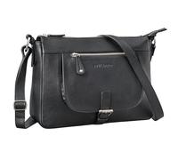 STILORD 'Odette' Bolso de Cuero Señoras Vintage Crossbody Bag Retro de Hombro Bolsos a Mano Mujer Handbag Mujeres Piel Autentica, Color:negro