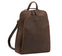 STILORD Ophelia 2-en-1 Bolso Mochila Mujer Piel Autentica - Mochila Piel Pequeña Bolso Bandolera Cuero - Bolso de Mano - Mochila Antirrobo Impermeable 10,9 Pulgadas Color:Zamora - marrón