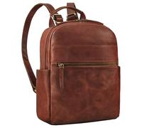 STILORD 'Phineas' Mochila Pequeña Piel Hombres Equipaje de Mano Mochila de Viaje Mochila Equipaje de Mano Avión Mochila Señoras Daypack Hombres, Color:porto - marrón