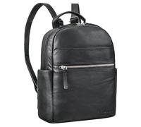 STILORD 'Phineas' Mochila Pequeña Piel Hombres Equipaje de Mano Mochila de Viaje Mochila Equipaje de Mano Avión Mochila Señoras Daypack Hombres, Color:negro