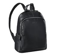 STILORD 'Porter' Bolso Mochila Moderno Piel Daypack Vintage Mochila Antirrobo del Negocio Trabajo Diario Escolares Viaje Mochilas de Cuero, Color:Negro