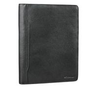 STILORD 'Roland' Carpeta A5 Cuero | Elegancia Organizada para Profesionales de Negocios | Carpeta portadocumentos pequeño Portafolios A5, Color:obsidiana Negro