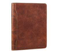 STILORD 'Roland' Carpeta A5 Cuero | Elegancia Organizada para Profesionales de Negocios | Carpeta portadocumentos pequeño Portafolios A5, Color:Cannes - marrón