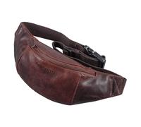 STILORD Shawn Riñonera Cuero Grande Vintage para Festivales Deporte Bolso Cintura Bum Bag auténtica Piel Color:Florida - marrón
