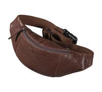 STILORD Shawn Riñonera Cuero Grande Vintage para Festivales Deporte Bolso Cintura Bum Bag auténtica Piel Color:maraska - marrón Oscuro