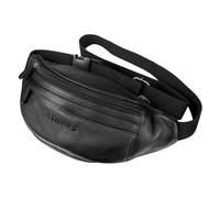 STILORD Terry Riñonera de Cuero Vintage Bolso de Cinturón para Hombre Mujer Bolsa Cadera para Deportes Correr Running Fiestas Viaje Festival Color:Negro