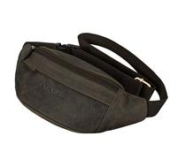 STILORD Terry Riñonera de Cuero Vintage Bolso de Cinturón para Hombre Mujer Bolsa Cadera para Deportes Correr Running Fiestas Viaje Festival Color:marrón Oscuro