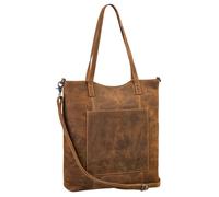 STILORD Trixie Bolso Mujer Piel Genuina - Tote Bag Bolso Bandolera Grande Bolso Shopper Bolso De Mano Cuero - Bolso Portátil 13 Pulgadas Trabajo Universidad Escolar Color:Bergamo - marrón