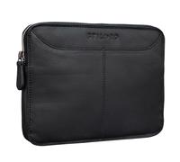 STILORD 'Tyler' Funda Protectora de Piel para iPad 9.7" Vintage Portafolio de auténtico Cuero Color:Negro